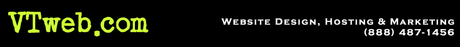 VTweb.com Website Hosting and Design and Database programming