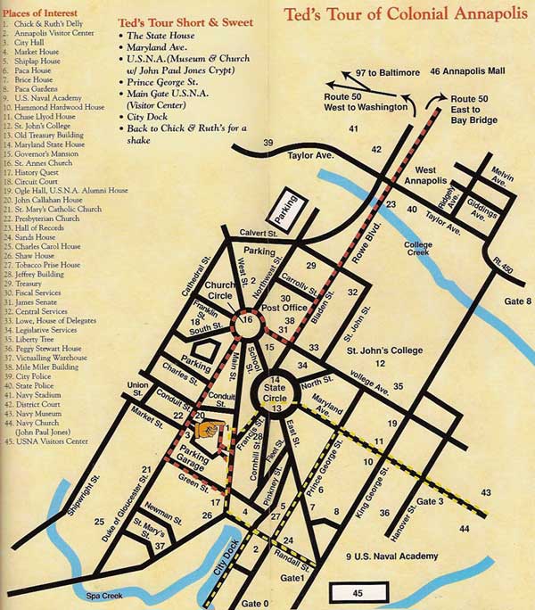 Map of Annapolis