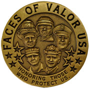 Chick & Ruths Faces of Valor Challenge Coin