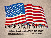 Chick & Ruths Waving Flag T-shirt
