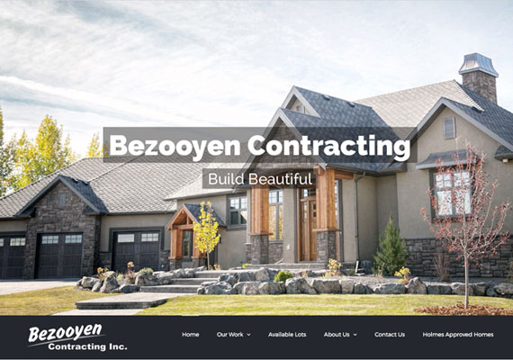 A customized WordPress theme for a Canadian customer. Website: <a href='http://www.bezooyencontracting.ca'>www.bezooyencontracting.ca</a>..