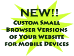 Small Browser Web Site Design